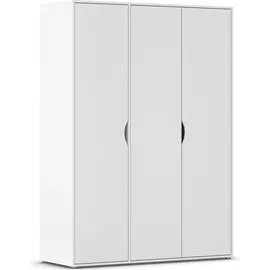 Rauch Drehtürenschrank RAUCH "Kleiderschrank Schrank Garderobe Wäscheschrank NARAI viel Stauraum", weiß (alpinweiß), B:140cm H:194cm T:53cm, Holzwerkstoff, Schränke, Drehtürenschrank, Griffausfräsungen für eine grifflose Optik TOPSELLER MADE IN GERMANY