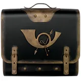 HMF 511Briefkasten Gold inkl. Zeitungsfach