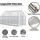 Estexo Tomatenhaus Aluminium Weiß HKP 4 mm 3,61 m2