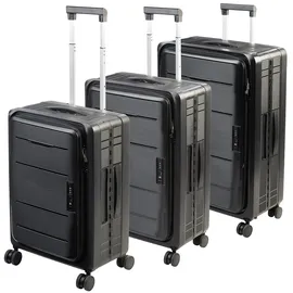 Xcase 3er-Set faltbare Hartschalen-Koffer, 20"/51 cm, 24"/61 cm, 26"/66 cm