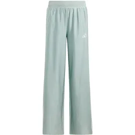 adidas Seasonals Glam Wide Leg Hosen Wonder Sage/Silver Met 14-15 Jahre