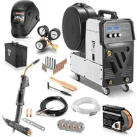 STAHLWERK Schweißgerät MIG 270 Puls Pro Vollausstattung 4-in-1 Schutzgas-Gerät