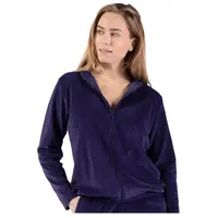 Nina Von C. Hausanzug Homewear Nikki Jacke (1 tlg) kuschelige Qualität lila 46