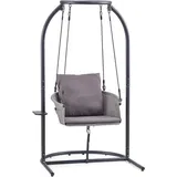 hjh living Skylo Hängesessel Grau