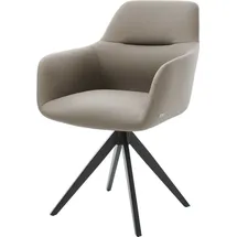 DeLife Polsterstuhl Pejo-Flex Kreuzgestell kantig Schwarz Taschenfederkern