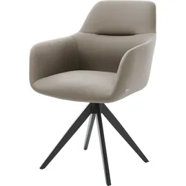 DeLife Polsterstuhl Pejo-Flex Kreuzgestell kantig Schwarz Taschenfederkern