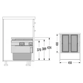 HAILO Cargo Synchro 36 l Grau