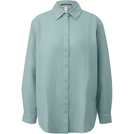 QS Langarmbluse blau 34
