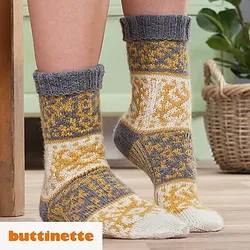 Strickanleitung – Norweger-Socken aus Woll Butt Söckli
