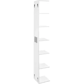 Beliani Wandregal Eston 190 x 0 x 0 cm Weiß