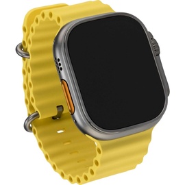 Apple Watch Ultra GPS+Cellular 49 mm Titaniumgehäuse, Ocean Armband gelb