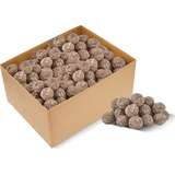 dobar dobar® 24116e - 100 Große Gourmet-Meisenknödel ohne Netz - 100 Futterknödel mit je 80 Gramm für die Ganzjahresfütterung - Vogelfutter für Wildvögel - 8000 Gramm...