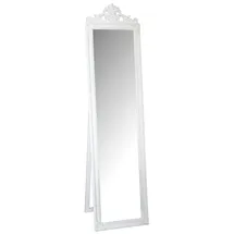 Casa Padrino Barock Standspiegel 180 cm Weiß