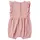 stellou & friends Baby Ärmelloser Strampler aus Baumwolle mit seitlichen Volants, Sommer - Jumpsuit, Overall, Einteiler in Gelb oder Rosa Rosa Gr. 50/56 - 50-56