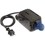 as - Schwabe AS Schwabe 60533 Einschaltstrom-Begrenzer 230V Schwarz H07RN-F 3G 1,5mm2 IP44