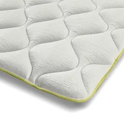 The White Stone Topper 120x200 cm | Matratzenkorrektor mit Elastiken, Cooler-Technologie, Höhe 4 cm