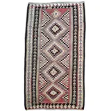 KUHFELL online & NOMAD Orientteppich Vintage Kelim kurdischer Nomaden Teppich Läufer 525 x 165 cm Unikat