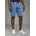 Shorts DELMAO Herren Gr 36 N-Gr Web Obermaterial 98 Baumwolle 2 Elasthan bedruckt gemustert regular fit kniefrei Hosen Shorts kniefrei gerades Bein mit Eingrifftaschen und Gesäßtaschen