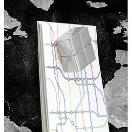 Sigel Glas-Magnettafel 130 x 55 cm Schwarz