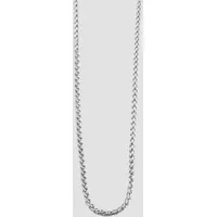 Adelia's Kordelkette Unisex Edelstahl Silber 80 cm