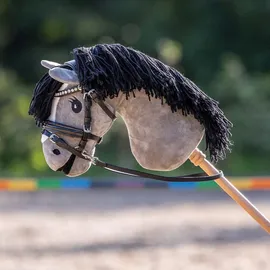 QHP Steckenpferd Hobby Horse - grau - grau