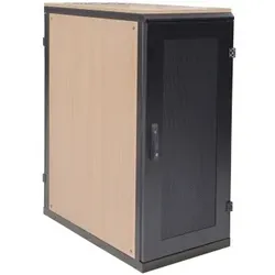 EFB 693126.60-AK-BU Serverschrank 26HE, 600 x 1000 mm, akustisch gedämmt, Holzdesign Buche 69312660AKBU