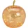Wurm LED-Lichterkette Apfel (S) Glas 0,0 m Gold