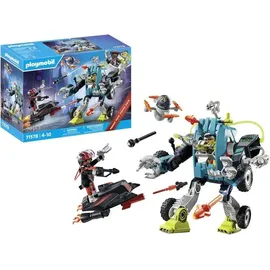 Playmobil Roboter vs. Fluggleiter 71578
