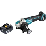 Makita DGA 520 M1X1 Akku Winkelschleifer 18 V 125 mm X-LOCK Brushless + 1x Akku 4,0 Ah - ohne Ladegerät
