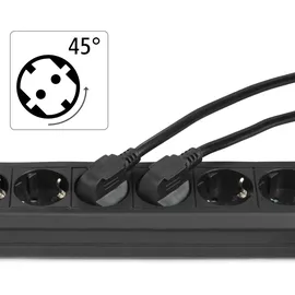 Hama Steckdosenleiste 5 m Schwarz 6 St.