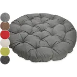 sunnypillow Sitzkissen 120 x 120 x 15 cm grau 1 St.