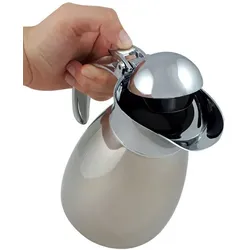Helios Edelstahl-Isolierkanne 0,6 l Klappdeckel- Helios Brilliant - 1er