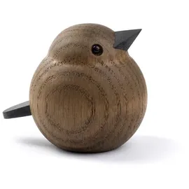 Novoform Dekofigur - Nachhaltig gefertigt 4,8 x 5,8 x 5 cm Eiche gebeizt - Farbe: Natur -
