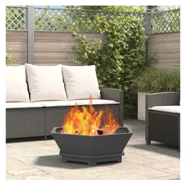 vidaXL Feuerstelle Ø 28 cm Schwarz