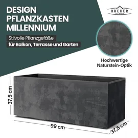 Kreher Millennium 99 x 37,5 x 37,5 cm Anthrazit