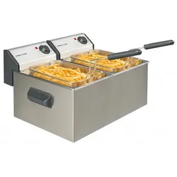 Elektro-Fritteuse von Neumärker :  2x 5 Liter