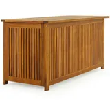 CASARIA Auflagenbox Akazienholz 110x46x59cm Innenplane 300L