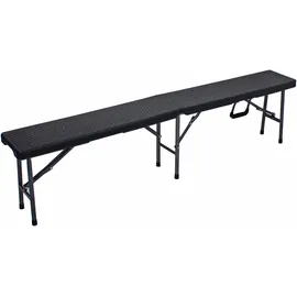 Garden Pleasure Ventana Set 3-tlg. schwarz klappbar