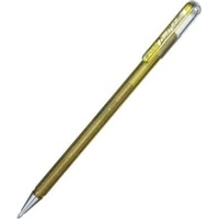Pentel Hybrid Dual Metallic Gelschreiber 0,5 mm, Schreibfarbe: gold,