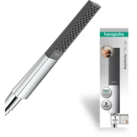 Hansgrohe Rainfinity Stabhandbrause 100 1jet EcoSmart 9 l/min, chrom