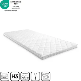 matratzen discount T6 Matratzenauflage 90 x 200 cm Weiß