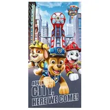 PAW PATROL Handtuch Nickelodeon Paw Patrol "Adventure City, Here we, Frottee (1-St)