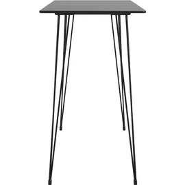 vidaXL Bartisch 120 x 60 x 105 cm Schwarz