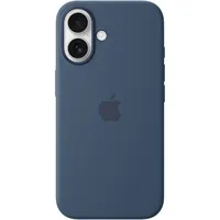 Apple iPhone 16 Silikon Case mit MagSafe denim