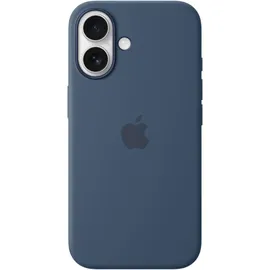 Apple iPhone 16 Silikon Case mit MagSafe denim