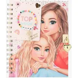 DEPESCHE TOPModel Tagebuch mit Herz-Schloss - Armband