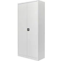 STIER Universalschrank mit 4 Fachböden 1800x800x380mm lichtgrau verschweißt
