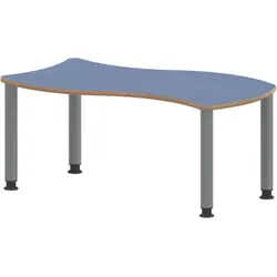 Tisch ZALOTTI mit Linoleum-Belag