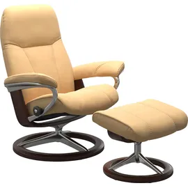 Stressless Stressless® Relaxsessel »Consul«, mit Signature Base, Größe S, Gestell Braun gelb,