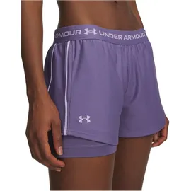 Under Armour Tech Play Up 2in1 Trainingsshorts Lila L